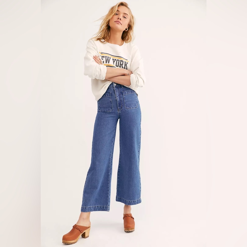 Sailor Jean Ashley blue high rise